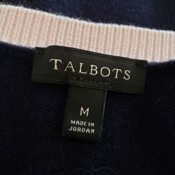 Talbots Side Striped Sweater Sz M - Picture 5 of 6